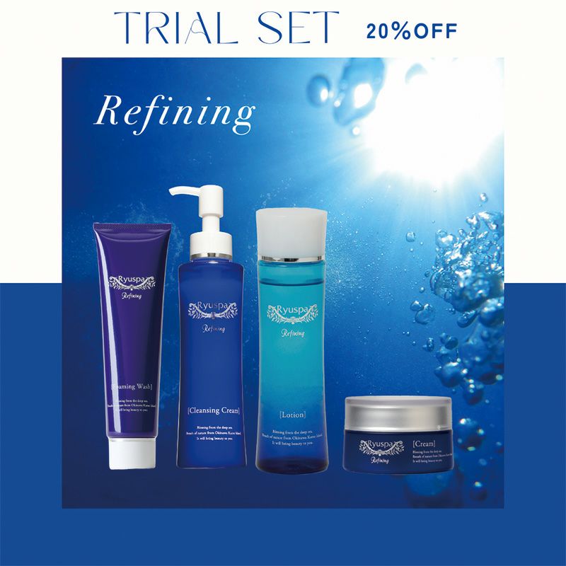 初回限定20％OFF》Refining 4点セット | 沖縄・久米島海洋深層水を使っ